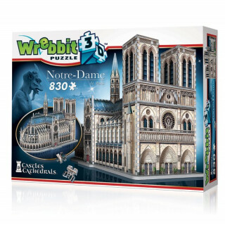 Puzzle 3D Katedrála Notre-Dame 830 dílků - neuveden