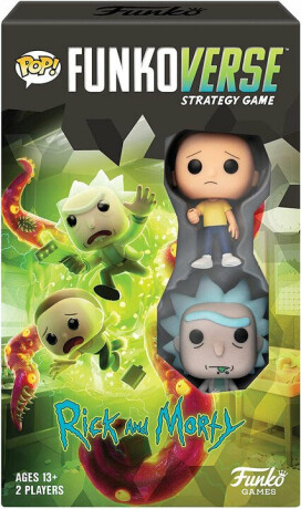 Funkoverse POP: Rick and Morty - samostatně hratelná desková hra (v anglickém jazyce) (Defekt) - neuveden