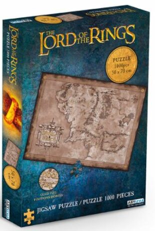 Puzzle Lord of The Rings 1000 ks Středozem - 