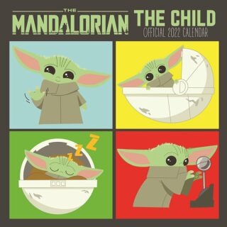 Kalendář 2022 Star Wars Mandalorian/The Child - nástěnný - neuveden