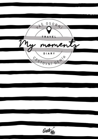 Cestovní deník My Moments / pruhovaný - neuveden