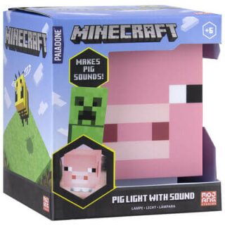 Lampička Minecraft prasátko - neuveden