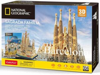 Puzzle 3D National Geographic - Sagrada Familia 184 dílků - neuveden