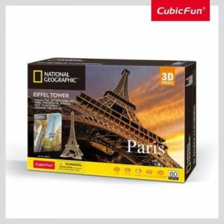 Puzzle 3D National Geographic - Eiffelova věž 80 dílků - neuveden