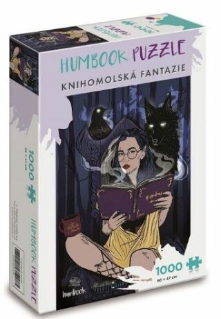 Humbook puzzle s knihomolkou Hedvikou 1000 dílků - neuveden