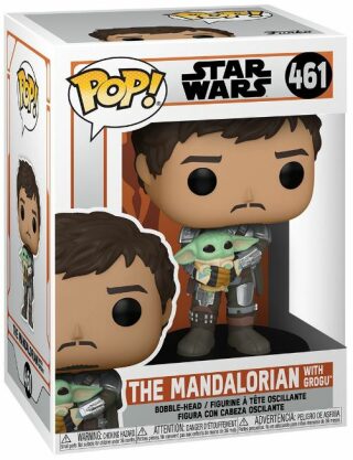 Funko POP TV: Star Wars The Mandalorian - Mando Holding Child - neuveden
