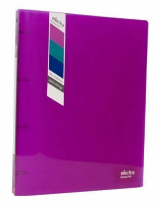 4kroužkový pořadač Electra růžový - neuveden