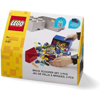 LEGO naběrač na kostičky - červená/modrá, set 2 ks - 
