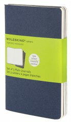 Moleskine: Sešity 3 ks čisté modré S - neuveden