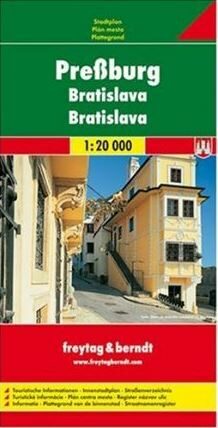 Bratislava 1:20T/plán města - neuveden