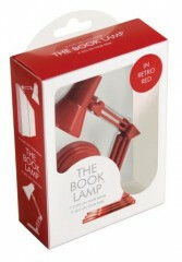 Retro světlo na knihu - červená - 