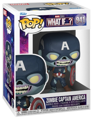 Funko POP: Marvel What If - Zombie Captain America - neuveden