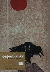 Zápisník Paperblanks - Crow with Red Sun - Midi linkovaný - 