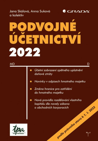 Podvojné účetnictví 2022 - Anna Suková,Jana Skálová
