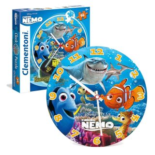 Puzzle hodiny Hledá se Nemo - 96 dílků - 