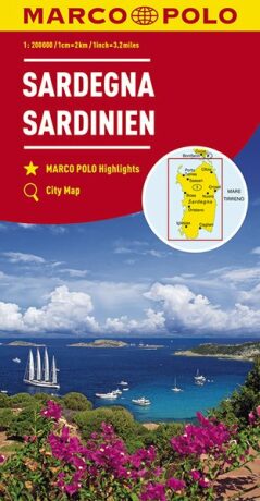 Itálie č.15 - Sardinie mapa 1:200T - neuveden