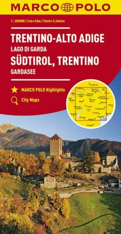 Itálie č.3- Südtirol, Trentino mapa 1.200T - neuveden