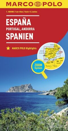 Španělsko, Portugalsko 1:800T//mapa (ZoomSystem) MD - neuveden