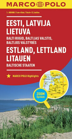 Baltické státy 1:800T//mapa (ZoomSystem) MD - neuveden