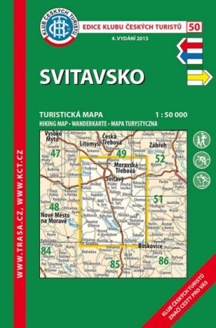 Svitavsko /KČT 50 1:50T Turistická mapa - neuveden