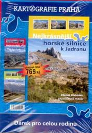 KOMPLET NEJKRÁSNĚJŠÍ HORSKÉ SILNICE K JADRANU/3 KNIHY - 