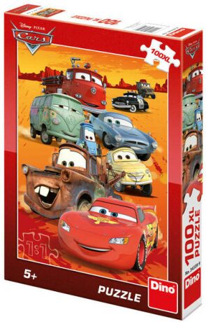 Auta: Na poušti - Puzzle 100 XL dílků - Disney Pixar