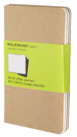 Sešity MOLESKINE 3 ks čisté karton S - neuveden