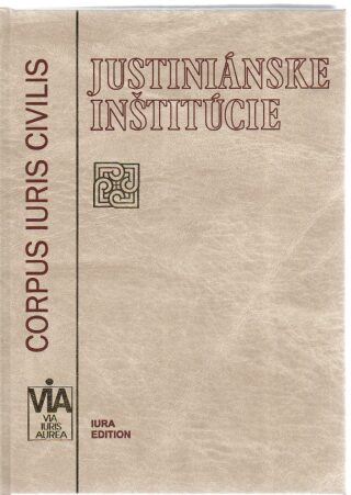 Justiniánske inštitúcie - Peter Blaho