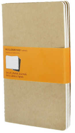 Moleskine - Notesy 3 ks - linkovaný, béžový L - neuveden