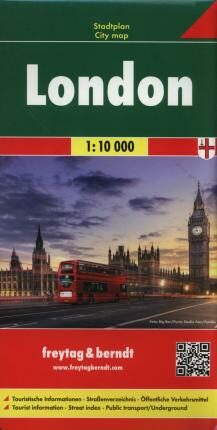 PL 145 Londýn 1:10 000 / plán města - neuveden