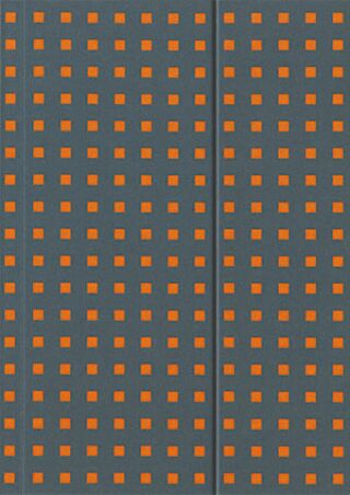 Zápisník Paper-Oh - Quadro Grey on Orange A4 čistý - 