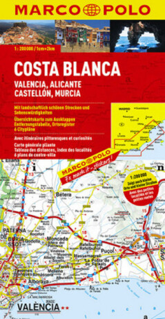 Španělsko - Costa Blanca/mapa - neuveden
