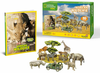 Puzzle 3D Africká divočina NG- 69 dílků - neuveden