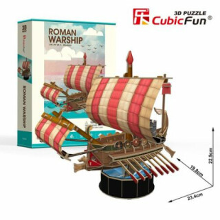 Puzzle 3D Roman Warship - 85 dílků - neuveden