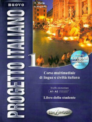 Nuovo Progetto Italiano 1: Libra Della Studente: Corso Multimediale Di Lingua E Civilta Italiana - T. Marin - S. Magnelli,MARIN