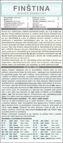 FINŠTINA souhrn gramatiky - Čermáková Marie