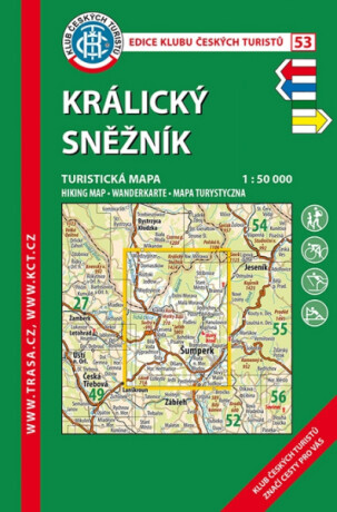 Králický Sněžník /KČT 53 1:50T Turistická mapa - neuveden