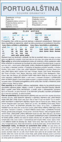 PORTUGALŠTINA souhrn gramatiky - Jaroslava Jindrová