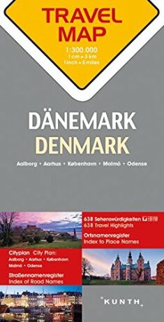 Dánsko 1:300T TravelMap KUNTH - neuveden