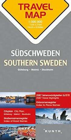 Švédsko jih 1:300T TravelMap KUNTH - neuveden