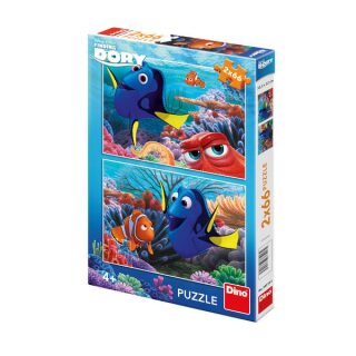Dory mezi korály - puzzle 2x66 dílků - Disney Walt