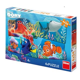 Dory a přátelé - puzzle 4x54 dílků - Disney Walt