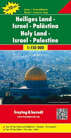 AK 134 Izrael a Palestina, Svatá země 1:150 000 - neuveden