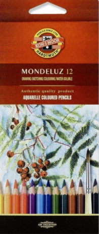 Souprava pastelek akvarelových plody 12 ks 3716 - neuveden