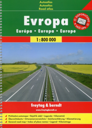Evropa autoatlas 1:800 000 (A4, spirála) - neuveden