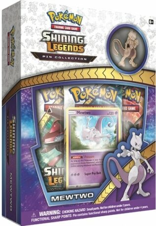 Pokémon: Shining Legends Pin Collection - Mewtwo - neuveden