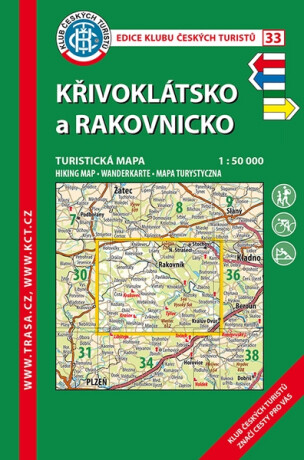 KČT 33 Křivoklátsko, Rakovnicko 1:50 000/ 1. vydání 2017 - neuveden
