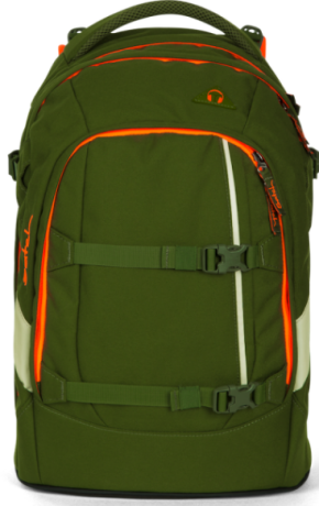 Studentský batoh Ergobag Satch – Green Phantom - 