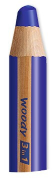 Pastelka STABILO Woody 3v1 modrá ultramarínová - neuveden