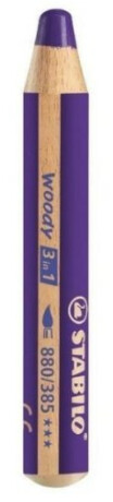 Pastelka STABILO Woody 3v1 fialová - neuveden